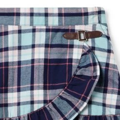 The Plaid Quad Skirt Merchant Marine Plaid -Fashionable Kids Shop 100047389 alt3 JJ