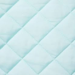 Faux Fur Collar Quilted Puffer Jacket Aqua -Fashionable Kids Shop 100047398 alt1 JJ