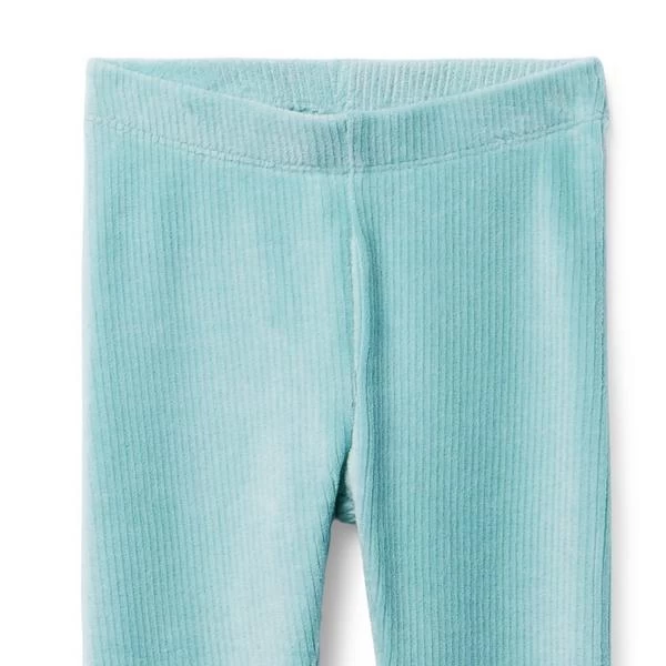 Corduroy Legging Aqua 2 Corduroy Legging Aqua - Image 2