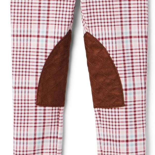 The Plaid Riding Pant Peachskin Plaid 3 The Plaid Riding Pant Peachskin Plaid - Image 3