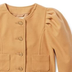 The Carriage Jacket Tan -Fashionable Kids Shop 100047437 alt1 JJ