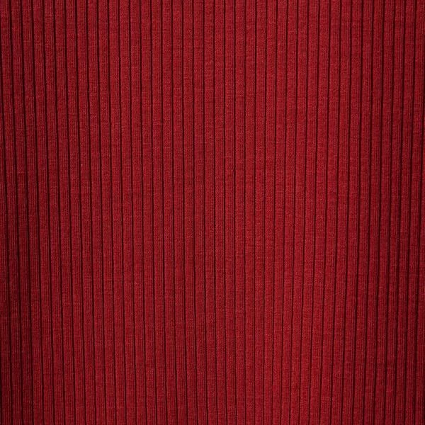 Ribbed Ruffle Trim Turtleneck Red Pear 3 Ribbed Ruffle Trim Turtleneck Red Pear - Image 3