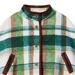 The Showstopper Cape Jet Ivory Plaid -Fashionable Kids Shop 100047460 alt2 JJ
