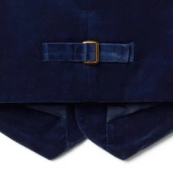 The Velvet Party Vest Dark Marine -Fashionable Kids Shop 100047491 alt3 JJ