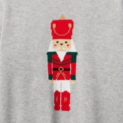 Nutcracker Sweater Classic Grey Heather 5 Nutcracker Sweater Classic Grey Heather -Fashionable Kids Shop 100047500 alt1 JJ