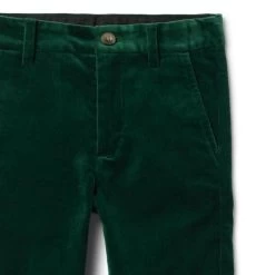 The Velvet Party Pant Pine Green -Fashionable Kids Shop 100047506 alt2 JJ