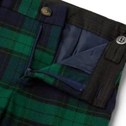 The Tartan Holiday Pant Merchant Marine Tartan -Fashionable Kids Shop 100047507 alt2 JJ