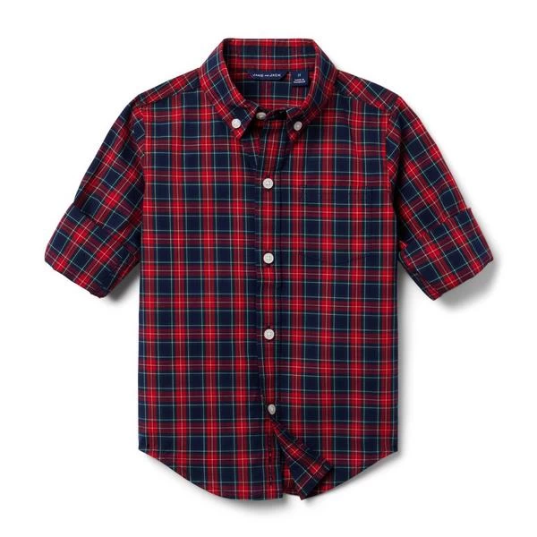 The Tartan Poplin Shirt Merchant Marine Tartan 3 The Tartan Poplin Shirt Merchant Marine Tartan - Image 3