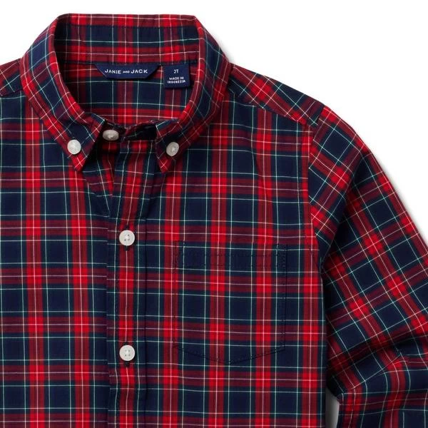 The Tartan Poplin Shirt Merchant Marine Tartan 5 The Tartan Poplin Shirt Merchant Marine Tartan - Image 5