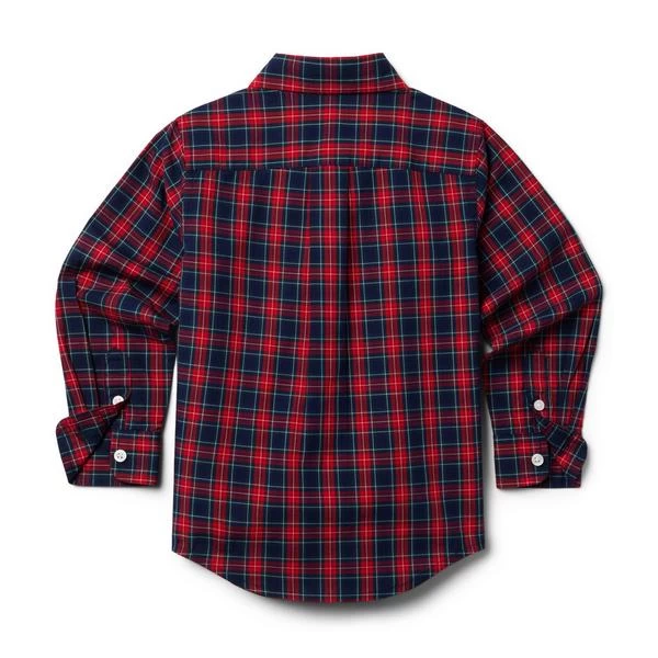 The Tartan Poplin Shirt Merchant Marine Tartan 2 The Tartan Poplin Shirt Merchant Marine Tartan - Image 2