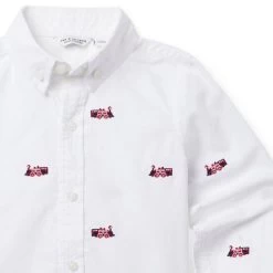 The Embroidered Oxford Shirt White -Fashionable Kids Shop 100047510 alt3 JJ
