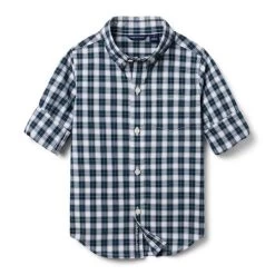 The Tartan Poplin Shirt Enchanted Forest Tartan -Fashionable Kids Shop 100047511 alt1 JJ