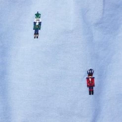 The Embroidered Oxford Shirt Ocean Air Nutcracker -Fashionable Kids Shop 100047513 alt2 JJ