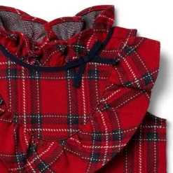 Tartan Ruffle Peplum Top Bradbury Red Tartan 7 Tartan Ruffle Peplum Top Bradbury Red Tartan -Fashionable Kids Shop 100047556 alt2 JJ