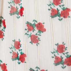 Rose Chiffon Top Cream And Sugar Rose -Fashionable Kids Shop 100047558 alt1 JJ