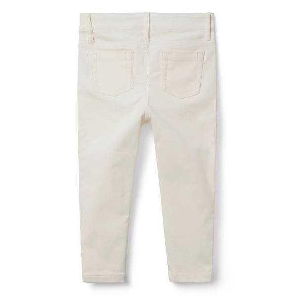 The Skinny Corduroy Pant White 2 The Skinny Corduroy Pant White - Image 2