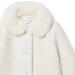 Sherpa Collared Coat White 7 Sherpa Collared Coat White -Fashionable Kids Shop 100047571 alt2 JJ