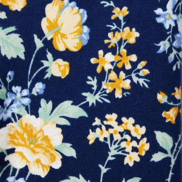 Floral Bow Collar Dress Merchant Marine Floral 4 Floral Bow Collar Dress Merchant Marine Floral - Image 4