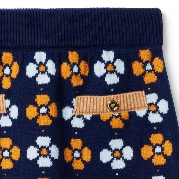 The Marketplace Skirt Merchant Marine Geo Floral 4 The Marketplace Skirt Merchant Marine Geo Floral - Image 4