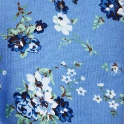 The Hailey Smocked Skirt Skyline Blue Floral -Fashionable Kids Shop 100047599 alt1 JJ