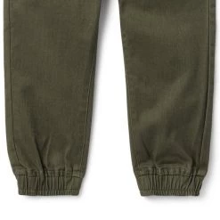 The Button Twill Jogger Dusty Olive 7 The Button Twill Jogger Dusty Olive -Fashionable Kids Shop 100047659 alt2 JJ