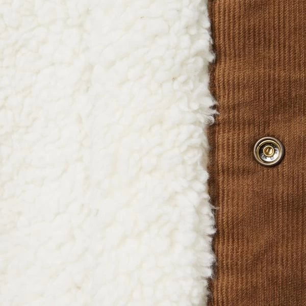 Corduroy Trucker Sherpa Collar Jacket Dry Pine Needle 3 Corduroy Trucker Sherpa Collar Jacket Dry Pine Needle - Image 3