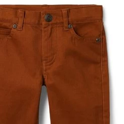 The Straight Leg Sateen Pant Antelope Brown -Fashionable Kids Shop 100047666 alt2 JJ