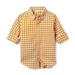 Gingham Flannel Shirt Buckthorn Gingham -Fashionable Kids Shop 100047669 alt1 JJ