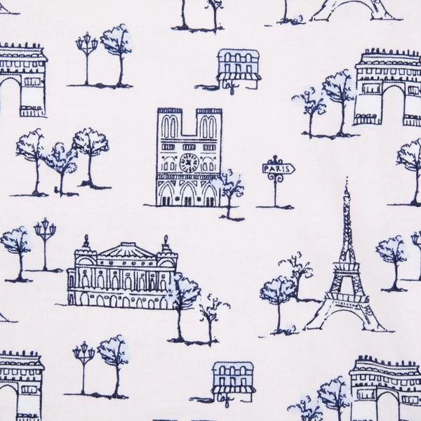 Good Night Pajamas In Paris Pink Marshmallow Paris 2 Good Night Pajamas In Paris Pink Marshmallow Paris - Image 2