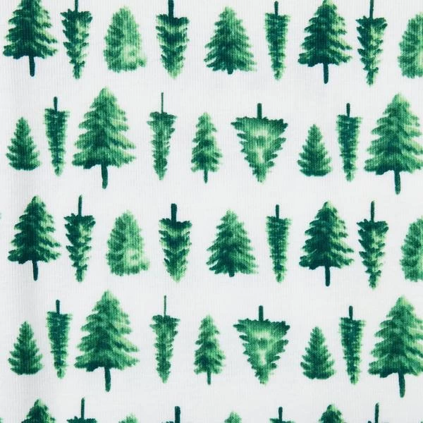 Good Night Pajamas In Evergreen Trees White Evergreen Trees 2 Good Night Pajamas In Evergreen Trees White Evergreen Trees - Image 2