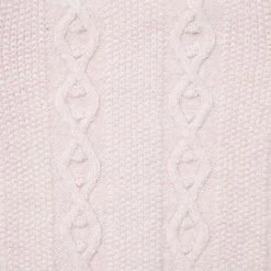 The Cozy Cable Knit Baby Cardigan Muted Pink Heather -Fashionable Kids Shop 100047773 alt1 JJ