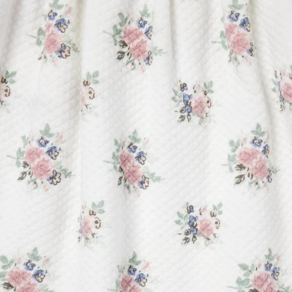 Baby Floral Quilted Dress Jet Ivory Floral 3 Baby Floral Quilted Dress Jet Ivory Floral - Image 3