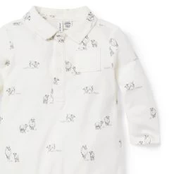 Baby Sheep Collared One-Piece Cream And Sugar Sheep -Fashionable Kids Shop 100047784 alt2 JJ