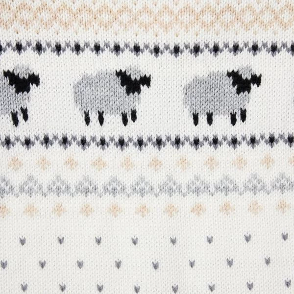 Baby Sheep Fair Isle One-Piece Cream And Sugar Fair Isle 3 Baby Sheep Fair Isle One-Piece Cream And Sugar Fair Isle - Image 3