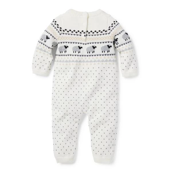 Baby Sheep Fair Isle One-Piece Cream And Sugar Fair Isle 2 Baby Sheep Fair Isle One-Piece Cream And Sugar Fair Isle - Image 2