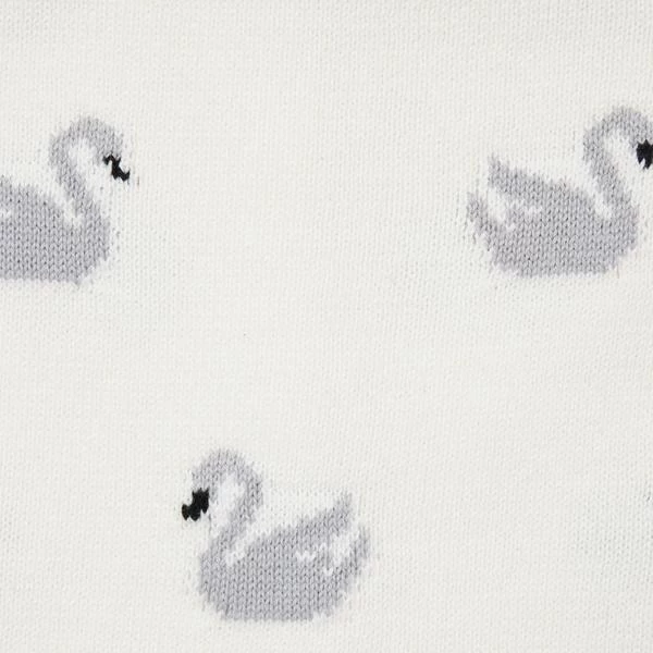 Baby Swan Cardigan Cream And Sugar Swan 3 Baby Swan Cardigan Cream And Sugar Swan - Image 3