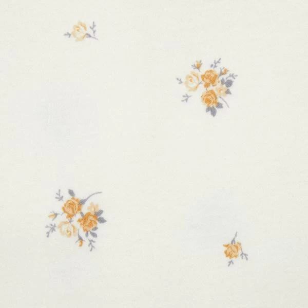 Floral Ruffle Collar One-Piece Cream And Sugar Floral 3 Floral Ruffle Collar One-Piece Cream And Sugar Floral - Image 3