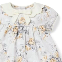Baby Swan Floral Dress Classic Grey Heather Swan Floral -Fashionable Kids Shop 100047797 alt3 JJ