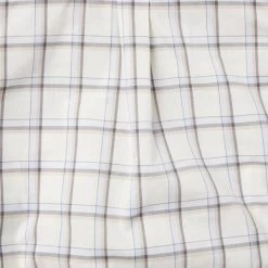 Baby Tartan Poplin Bodysuit Antique White Tartan -Fashionable Kids Shop 100047809 alt1 JJ