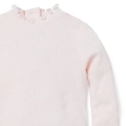 Baby Ribbed Ruffle Trim Bodysuit Pearl -Fashionable Kids Shop 100047821 alt2 JJ