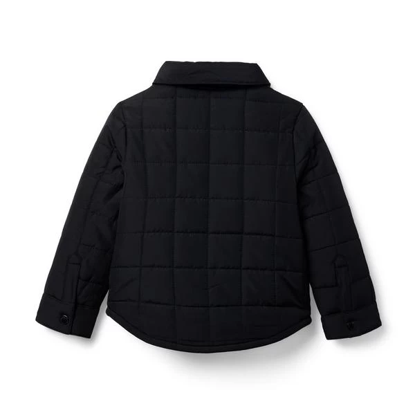 The Quilted Shirt Jacket JJ Black 2 The Quilted Shirt Jacket JJ Black - Image 2