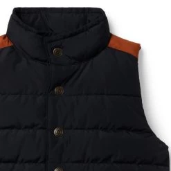 Colorblocked Quilted Puffer Vest JJ Black -Fashionable Kids Shop 100047889 alt1 JJ