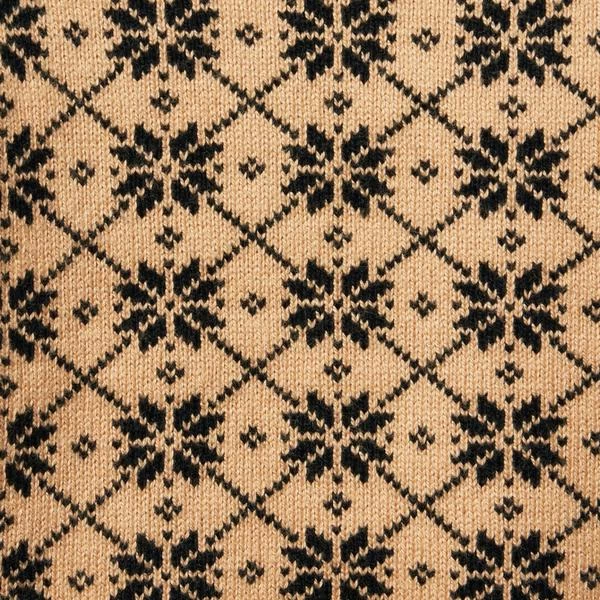 Geo Snowflake Sweater Tan Geo Snowflake 3 Geo Snowflake Sweater Tan Geo Snowflake - Image 3