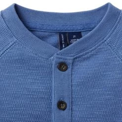 Henley Baseball Tee Nantucket Blue -Fashionable Kids Shop 100047908 alt1 JJ