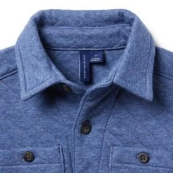 The Quilted Shirt Jacket Nantucket Blue -Fashionable Kids Shop 100047909 alt1 JJ