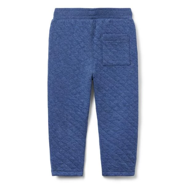 The Quilted Jogger Dark Blue Heather 2 The Quilted Jogger Dark Blue Heather - Image 2