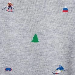 Ski Icon Jogger Classic Grey Heather Ski -Fashionable Kids Shop 100047931 alt1 JJ