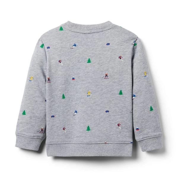 Ski Icon Sweatshirt Classic Grey Heather Ski 2 Ski Icon Sweatshirt Classic Grey Heather Ski - Image 2