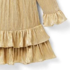 The Twinkle And Shine Dress Gold -Fashionable Kids Shop 100047953 alt3 JJ