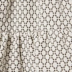 Geo Faux Fur Collared Dress White Geo 7 Geo Faux Fur Collared Dress White Geo -Fashionable Kids Shop 100047958 alt1 JJ